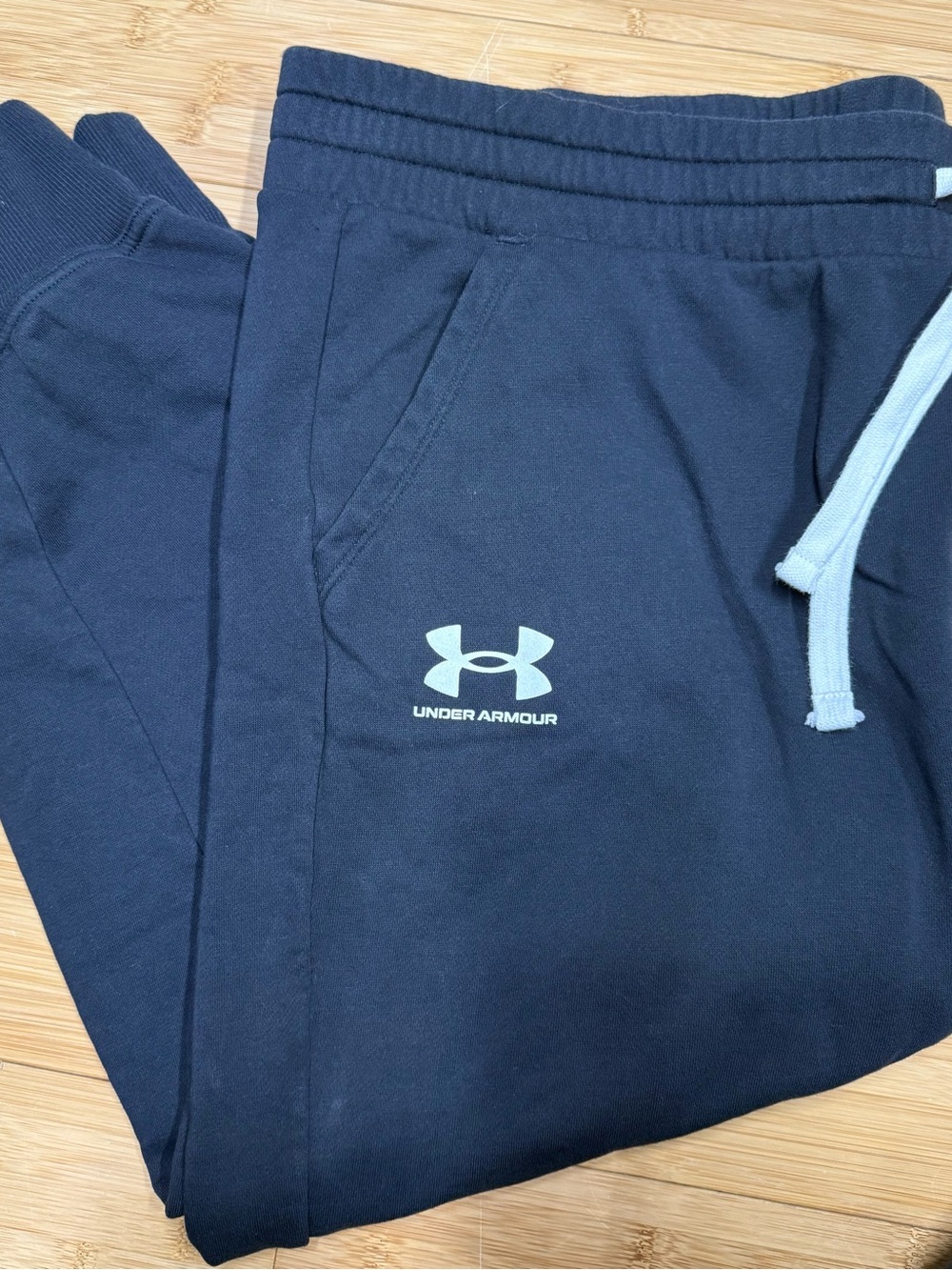 Under Armour Black Jogger Sweatpants with Light Drawstrings